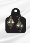 DO-EAR-015-haya-afghan-multicolor-round-mosaic-earrings-antique-gold-leaf-tribal