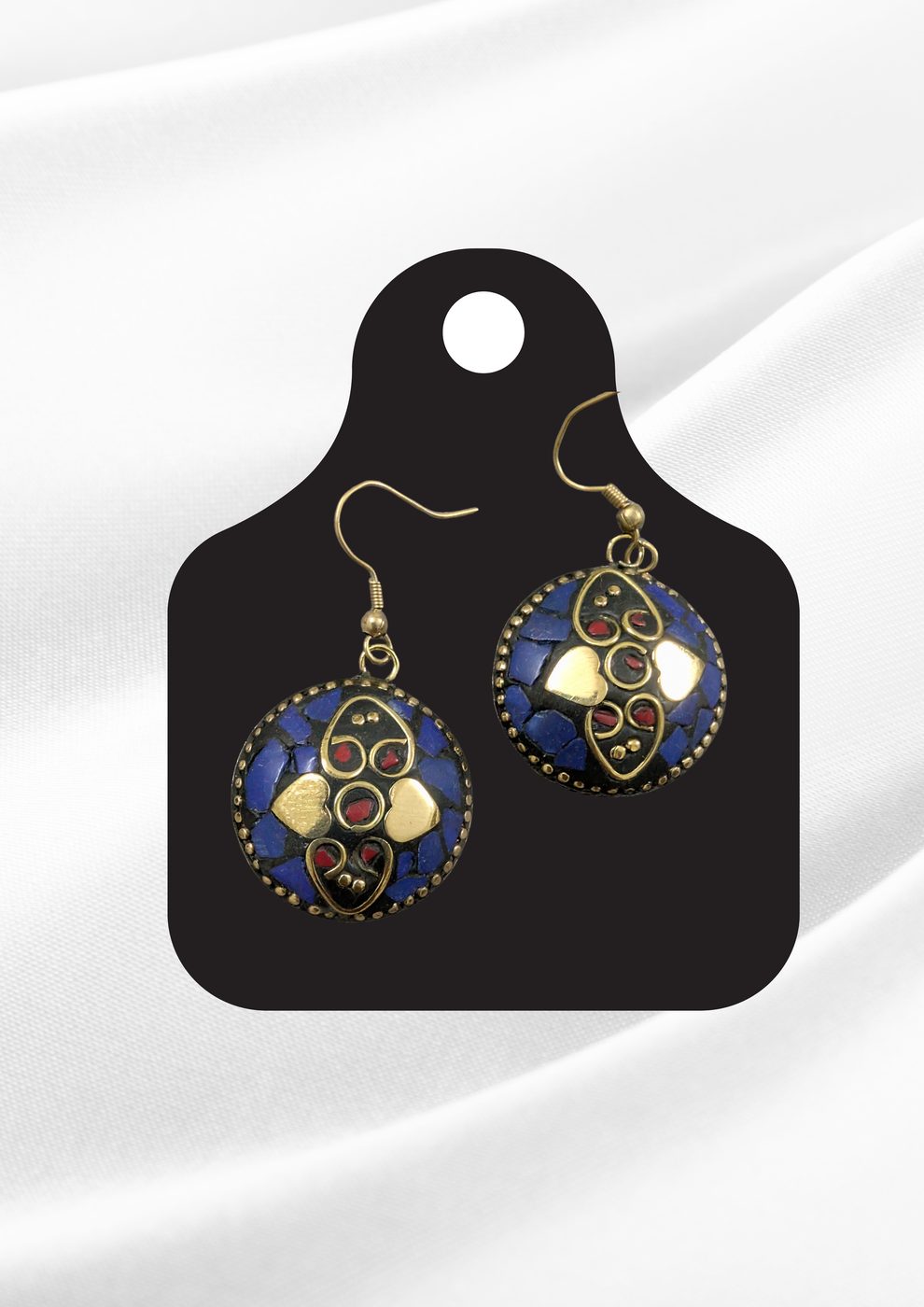 DO-EAR-016-nadia-afghan-white-red-diamond-mosaic-earrings-antique-gold-cloud-tribal