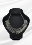 DO-NEC-012-hira-oxidized-silver-filigree-leaf-choker
