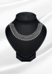Zoya Oxidized Silver Multi-Layer Choker Necklace | Tribal Beaded Collar Necklace